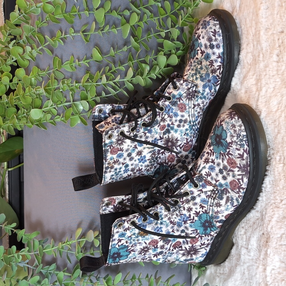 Dr. Martens Floral Boots